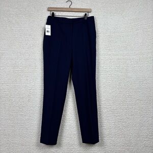 Tahari‎ ASL Pants Womens 4 Navy Straight Leg Office Professional Career